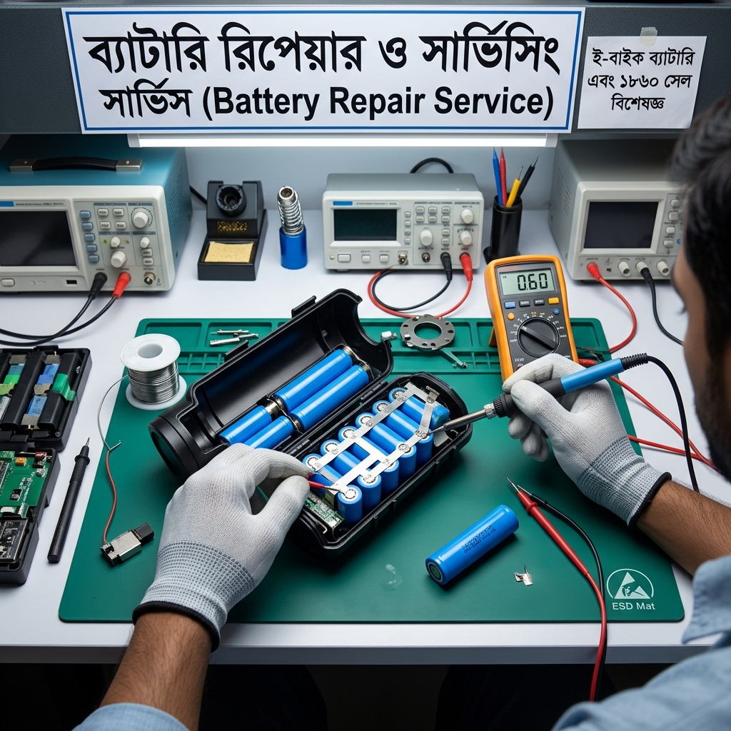ব্যাটারি রিপেয়ার ও সার্ভিসিং সার্ভিস (Battery Repair Service)