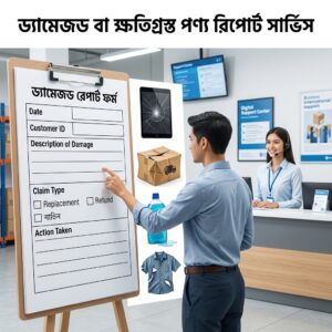 ড্যামেজড বা ক্ষতিগ্রস্ত পণ্য রিপোর্ট সার্ভিস (Damaged Product Report Service)
